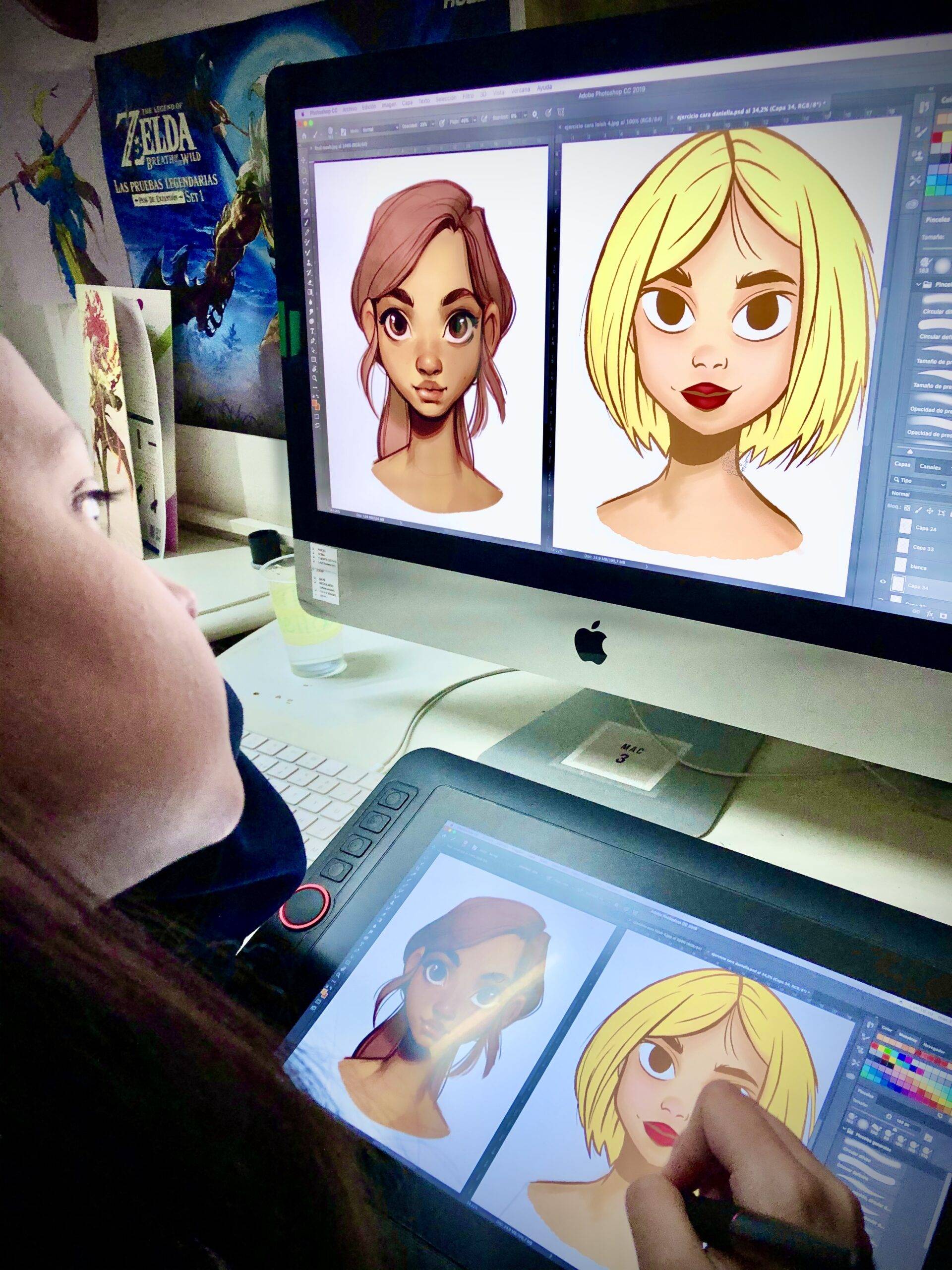 Digital Arts, Manga, Characters